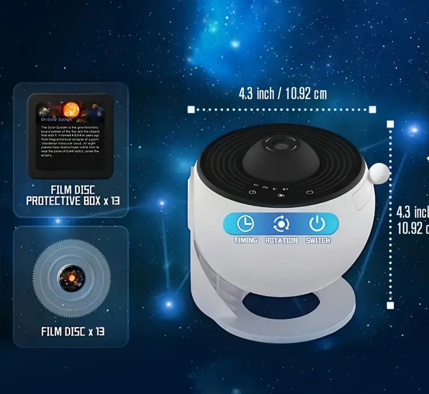 Galaxy Projection Lamp